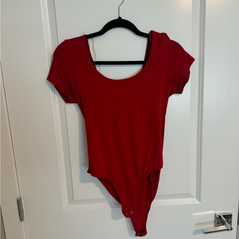 RED BODYSUIT